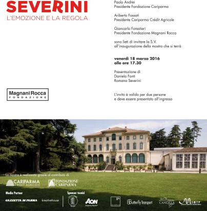 Invito inaugurale mostra Severini presso Fondazione Magnani Rocca-1